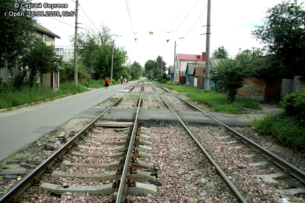 Oryol — Tram lines