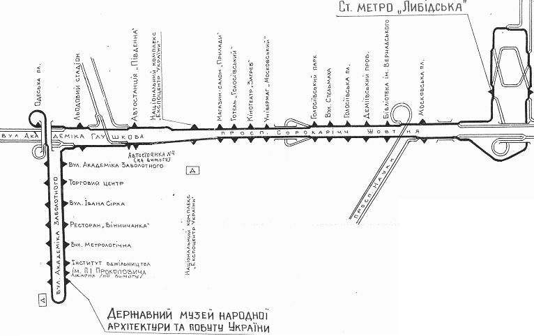 基辅 — Individual Route Maps