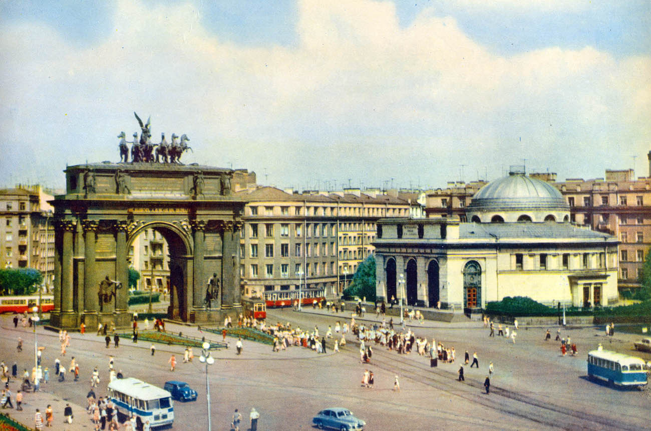 სანქტ-პეტერბურგი — Historic Photos of Tramway Infrastructure