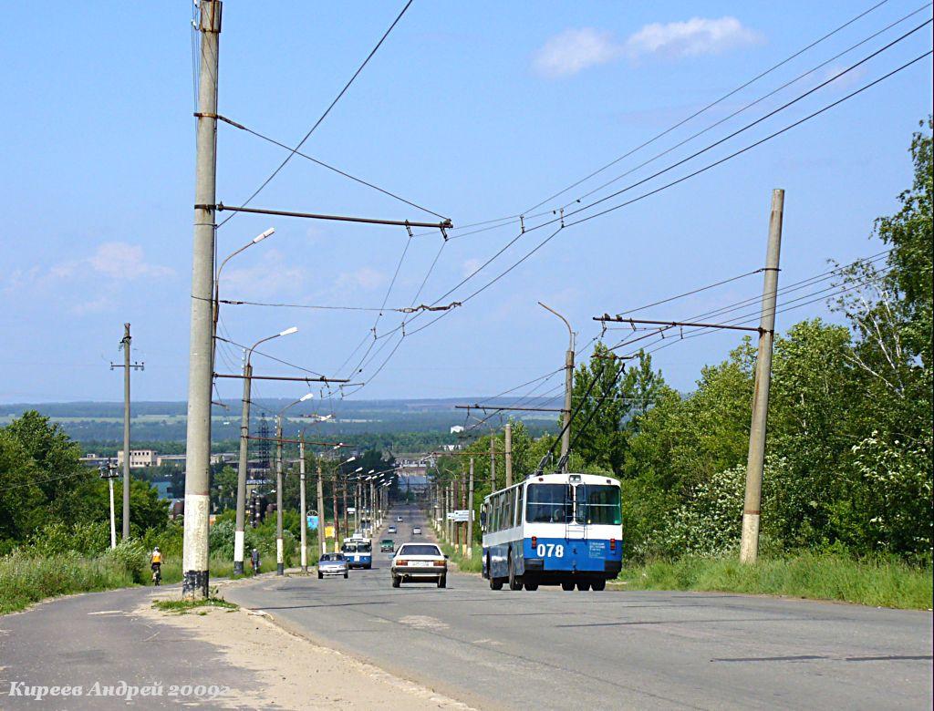 奧廖爾 — Suburbs trolleybus line to SPZ (Steel rolling plant)