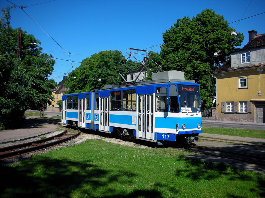 Tallinn, Tatra KT4SU № 117