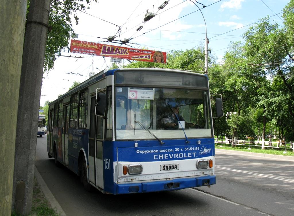 Вологда, Škoda 14TrM (ВМЗ) № 151