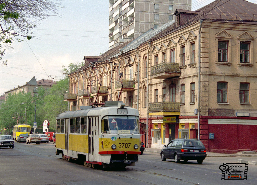 Moscow, Tatra T3SU # 3707