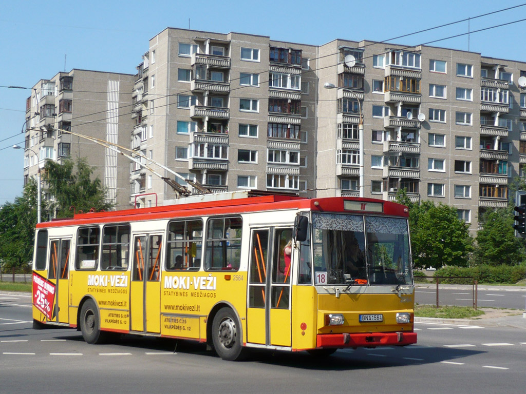 Вильнюс, Škoda 14Tr11/6 № 2564