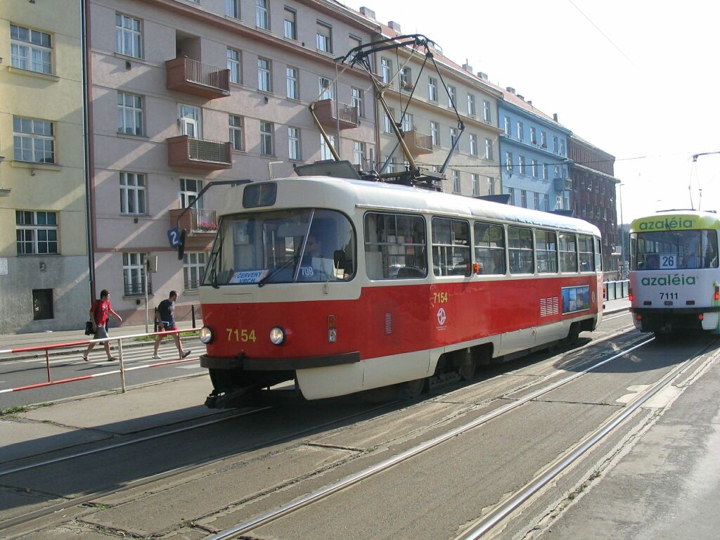Прага, Tatra T3SUCS № 7154