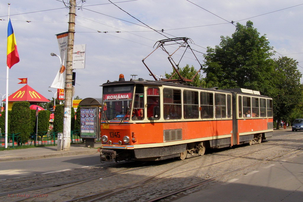 Галац, Tatra KT4D № 1345