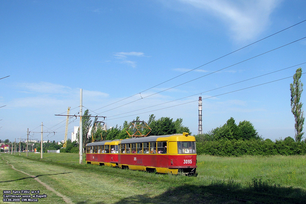 Харьков, Tatra T3SU № 3095