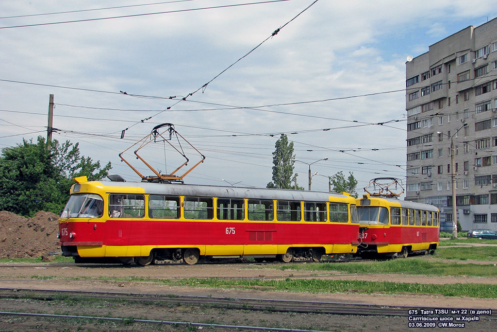 Kharkiv, Tatra T3SU N°. 675