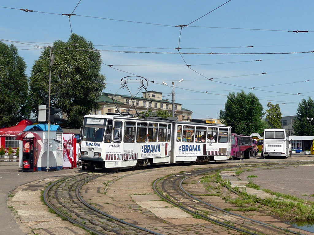 Львов, Tatra KT4D № 1167