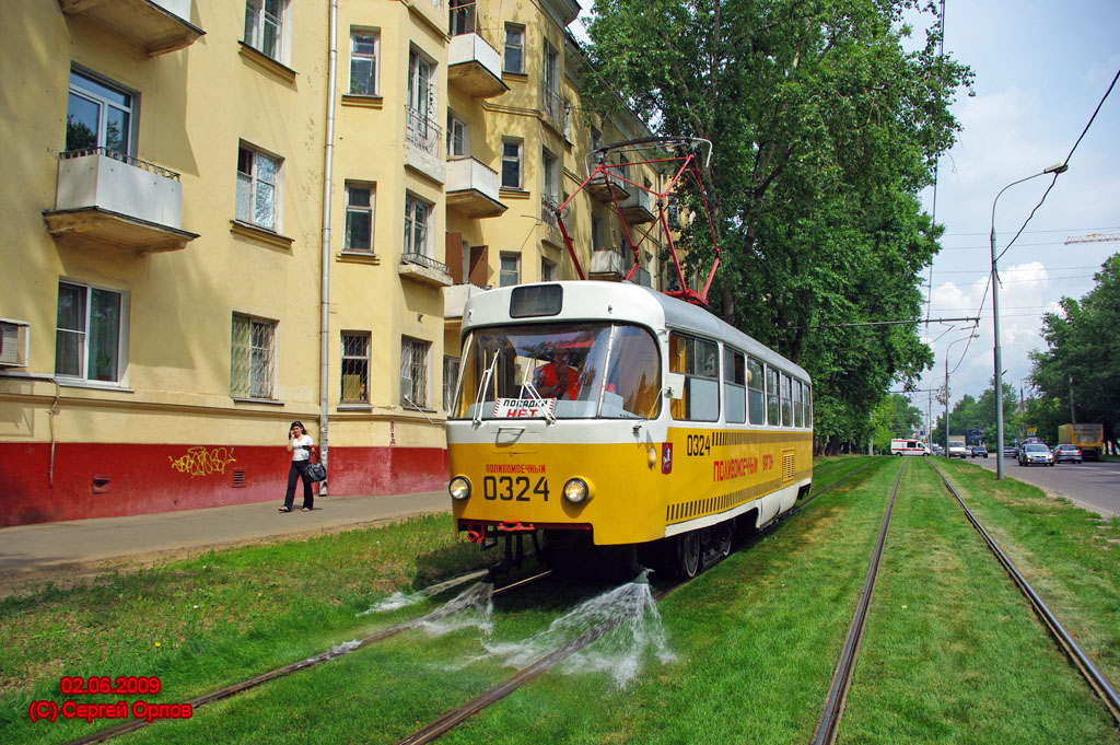 Москва, Tatra T3SU № 0324