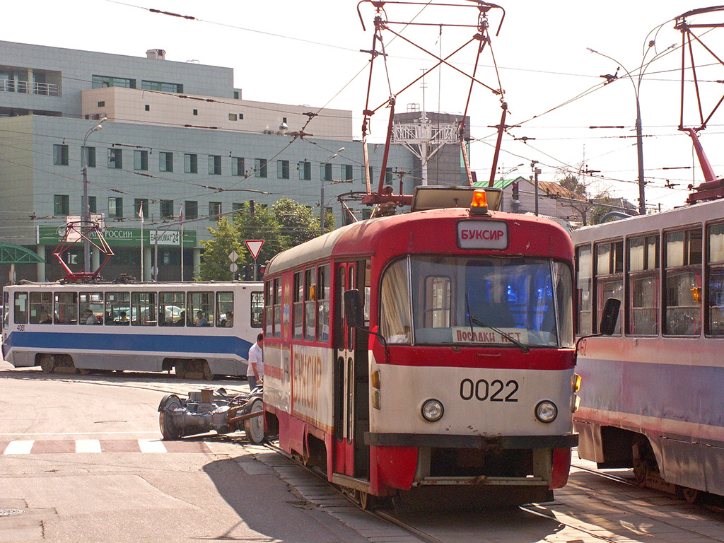 Москва, Tatra T3SU № 0022; Москва — Происшествия