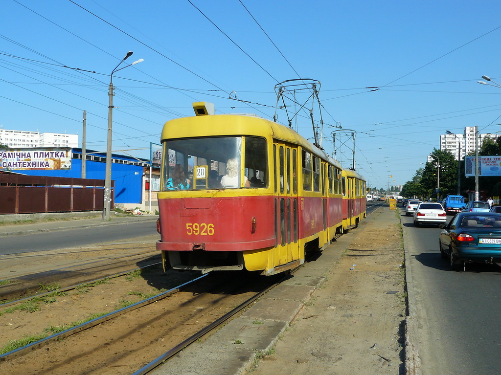 Киев, Tatra T3SU № 5926