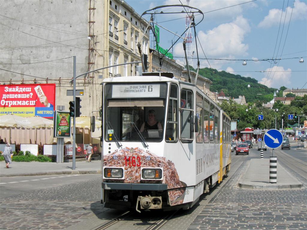 Lviv, Tatra KT4D # 1163