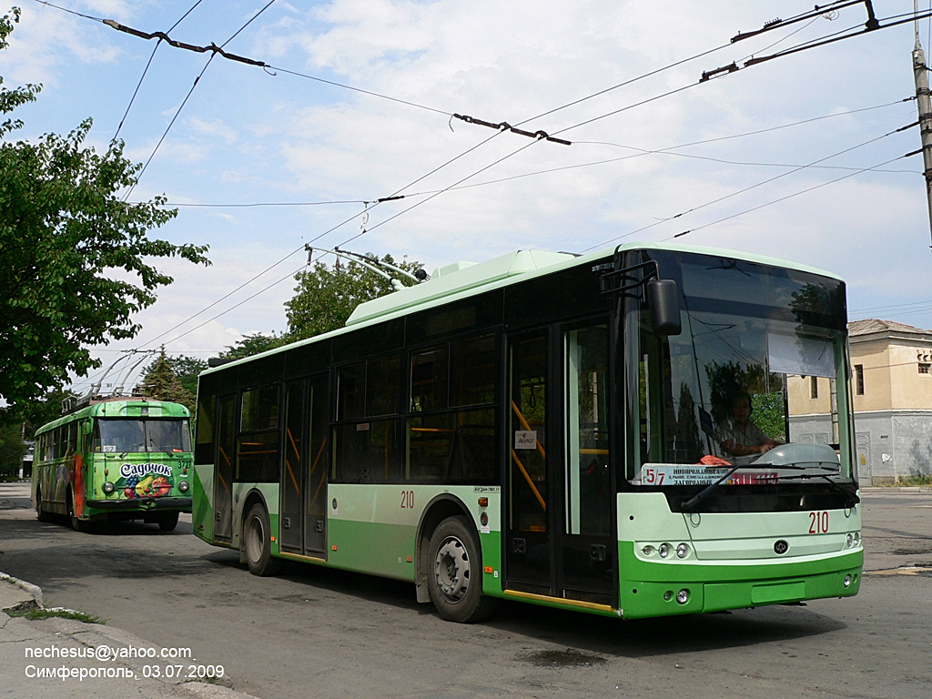 Crimean trolleybus, Bogdan T60111 № 210