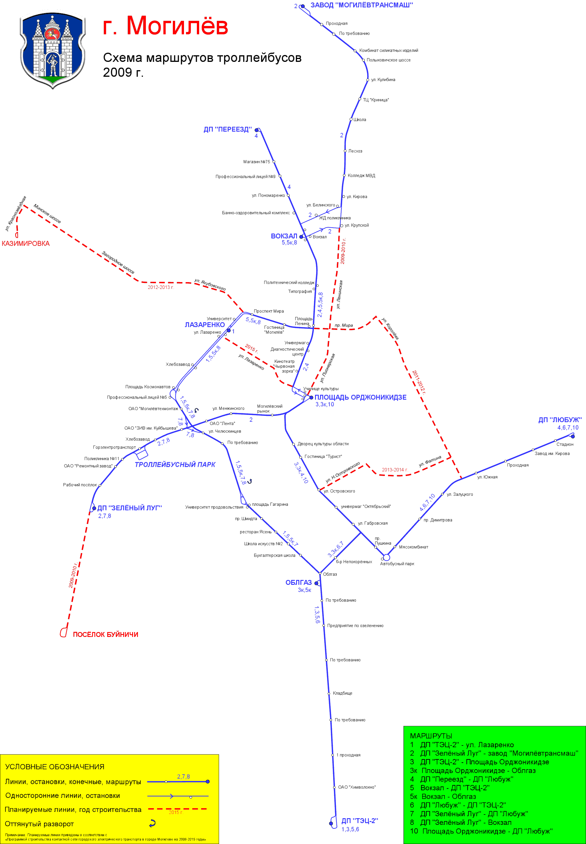 Moguilev — Maps
