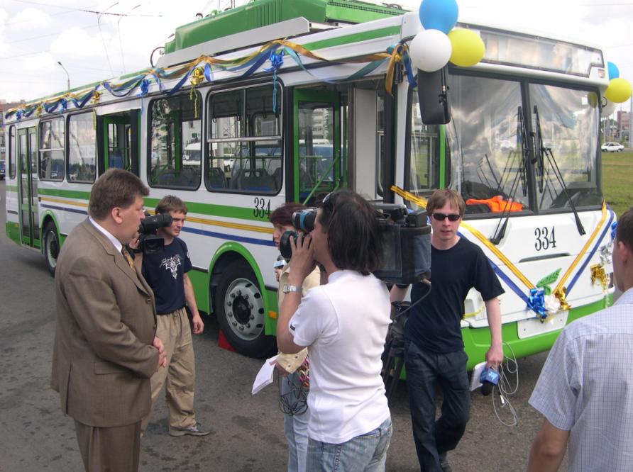 Петрозаводск, МТрЗ-5279-0000012 № 334; Петрозаводск — Открытие троллейбусной линии по улице Чапаева