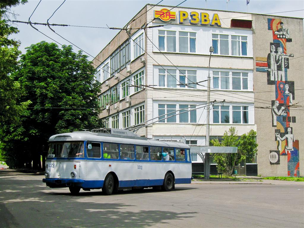 Rivne, Škoda 9TrHT28 nr. 132; Rivne — 04.07.2009 — Phototravelling 9Tr # 132