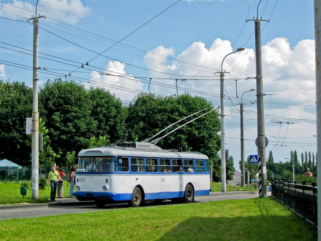 Ровно, Škoda 9TrHT28 № 132; Ровно — Троллейбусные покатушки на "Škoda9TrHT28" № 132  — 04.07.2009