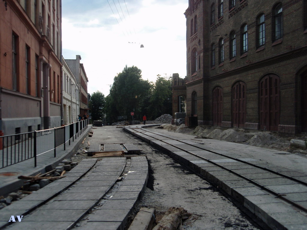 Lvov — Tracks reconstruction: Pidvalna str.