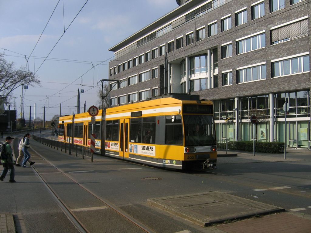 Essen - Mülheim an der Ruhr, Duewag MGT6D № 203