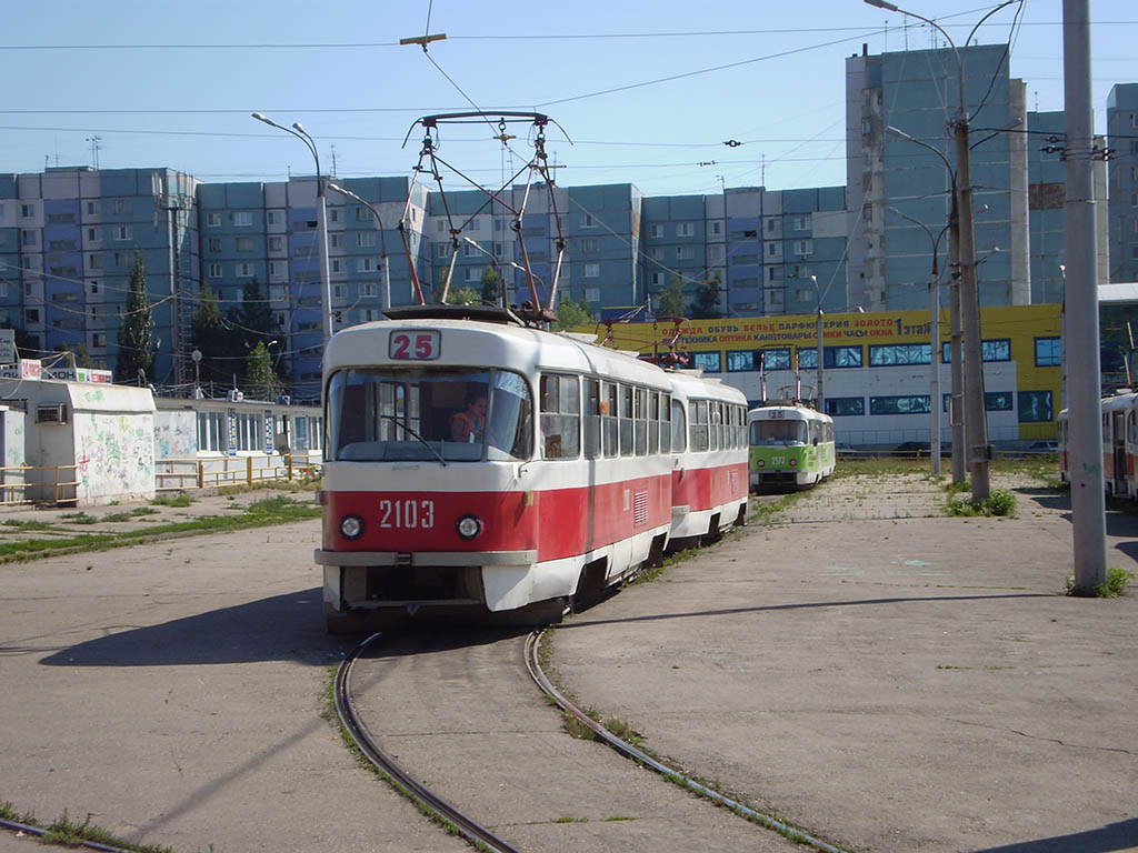 Самара, Tatra T3SU № 2103; Самара — Конечные станции и кольца (трамвай)