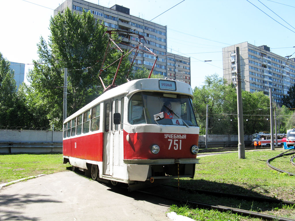 Самара, Tatra T3SU (двухдверная) № 751; Самара — VI городской конкурс профессионального мастерства водителей трамвая (11 июля 2009 г.)