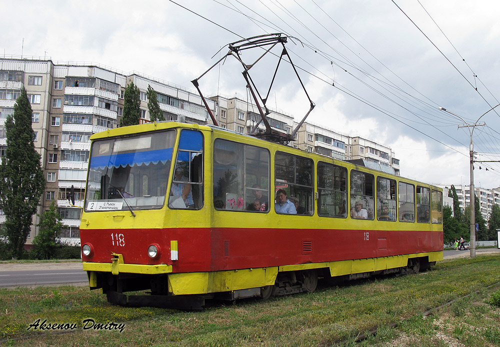 Lipetsk, Tatra T6B5SU Nr 118