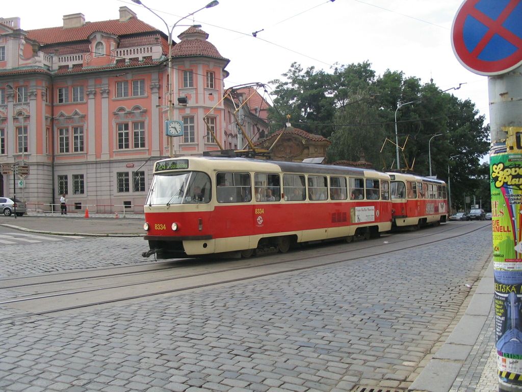 Prága, Tatra T3R.P — 8334