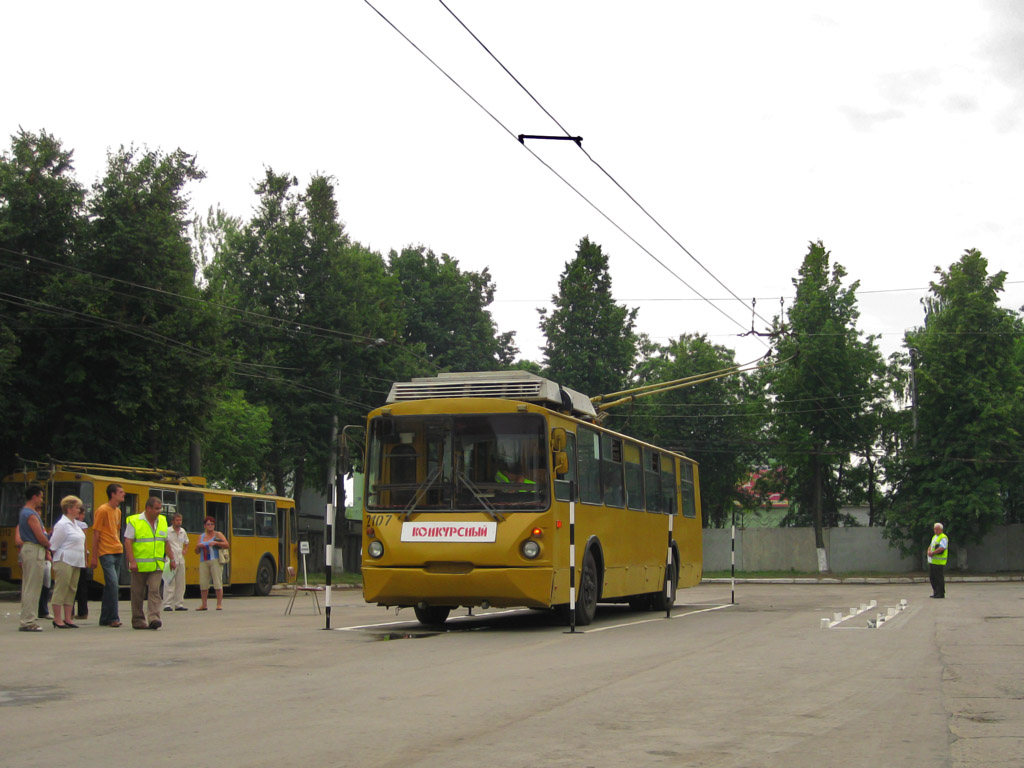Riazan, VZTM-5284 N°. 2107; Riazan — Electric transit driving competition on July 15, 2009