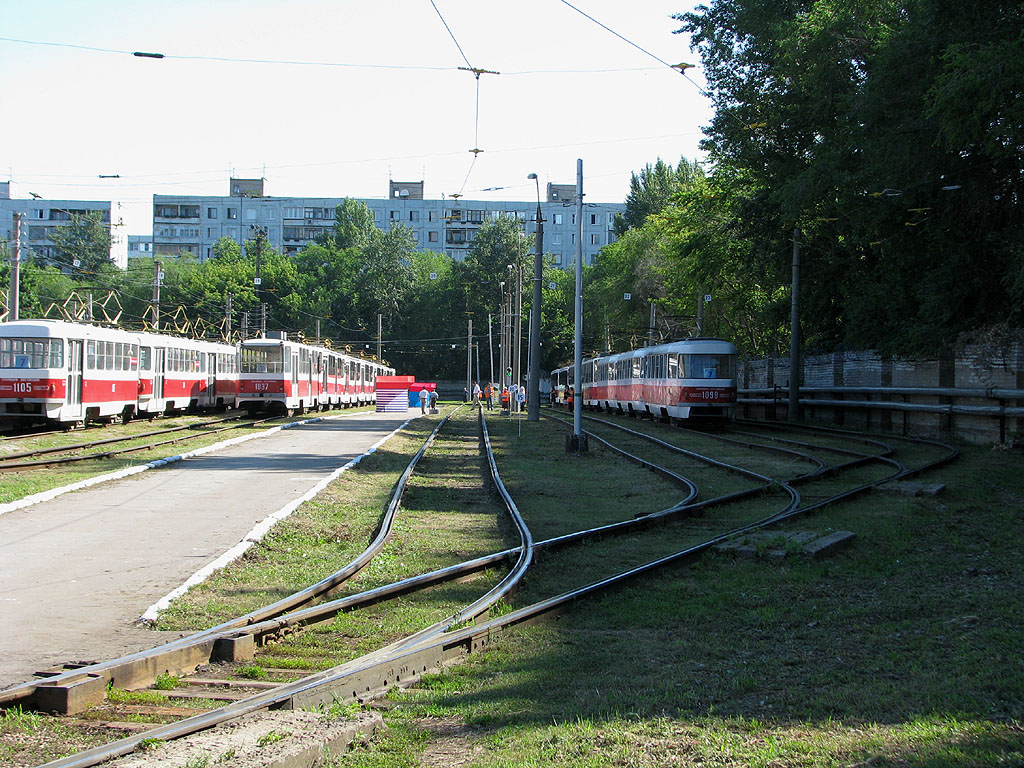 Samara — 6th city tram drivers' experience tournament at July 11, 2009; Samara — Severnoye tramway depot
