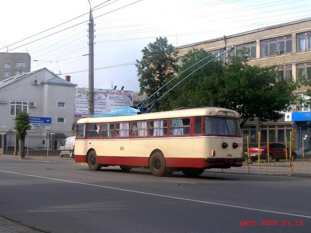 Černivciai, Škoda 9TrH25 nr. 205