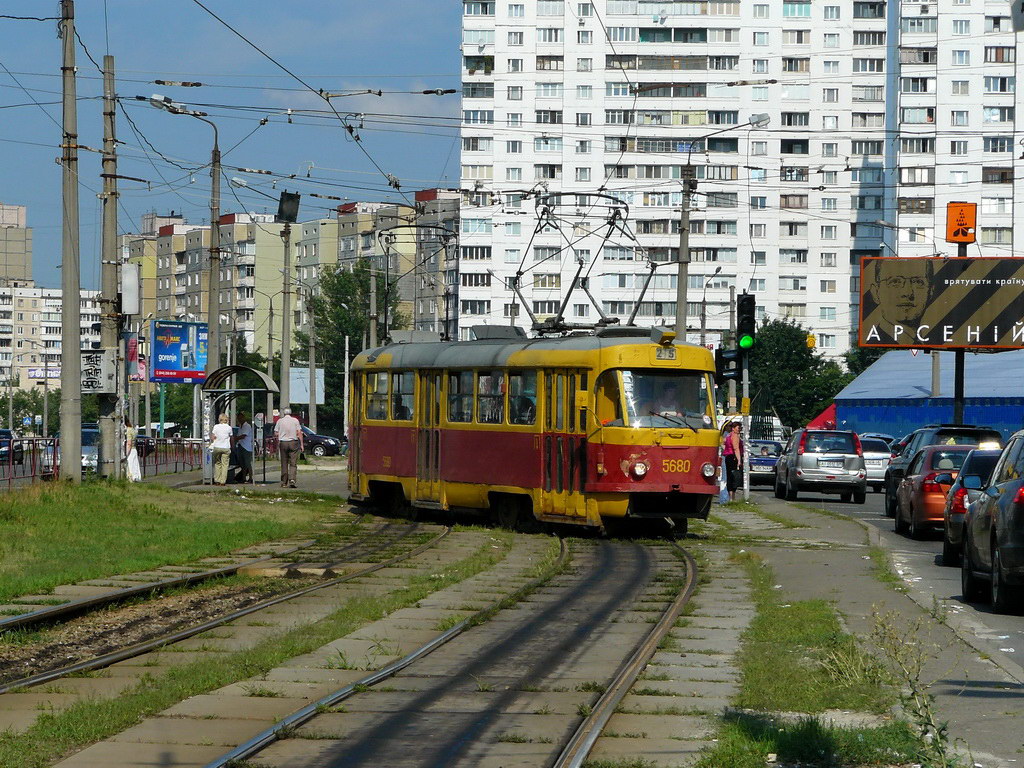 Kyiv, Tatra T3SU № 5680