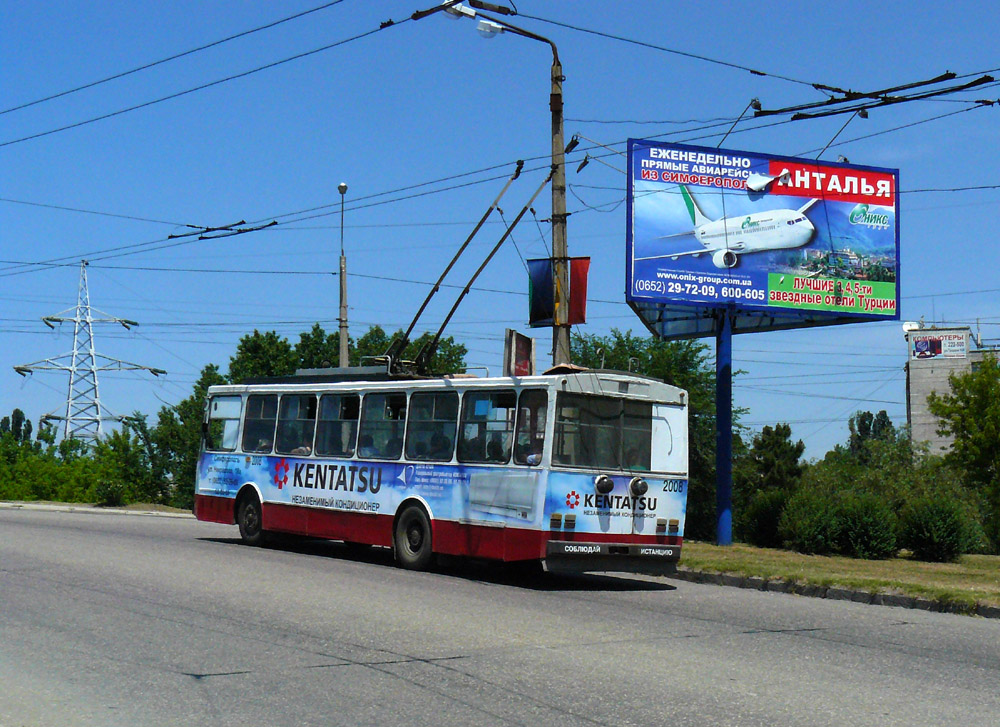 Крымский троллейбус, Škoda 14Tr02/6 № 2008