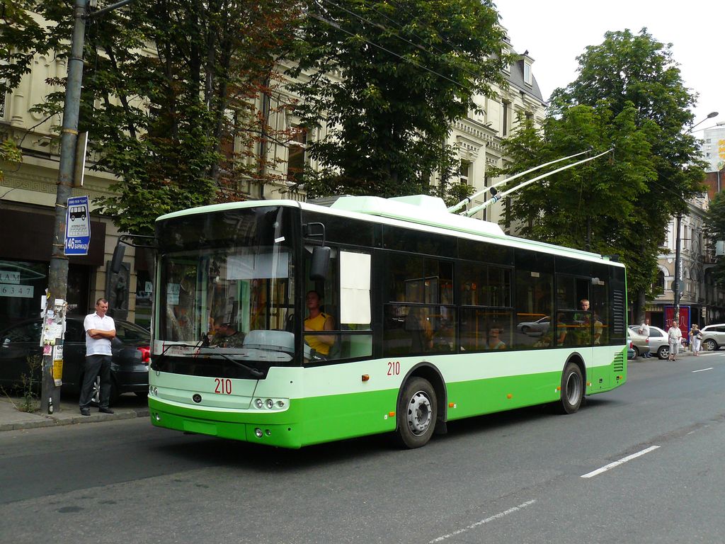 Днепр — Испытания троллейбуса Богдан Т601.11