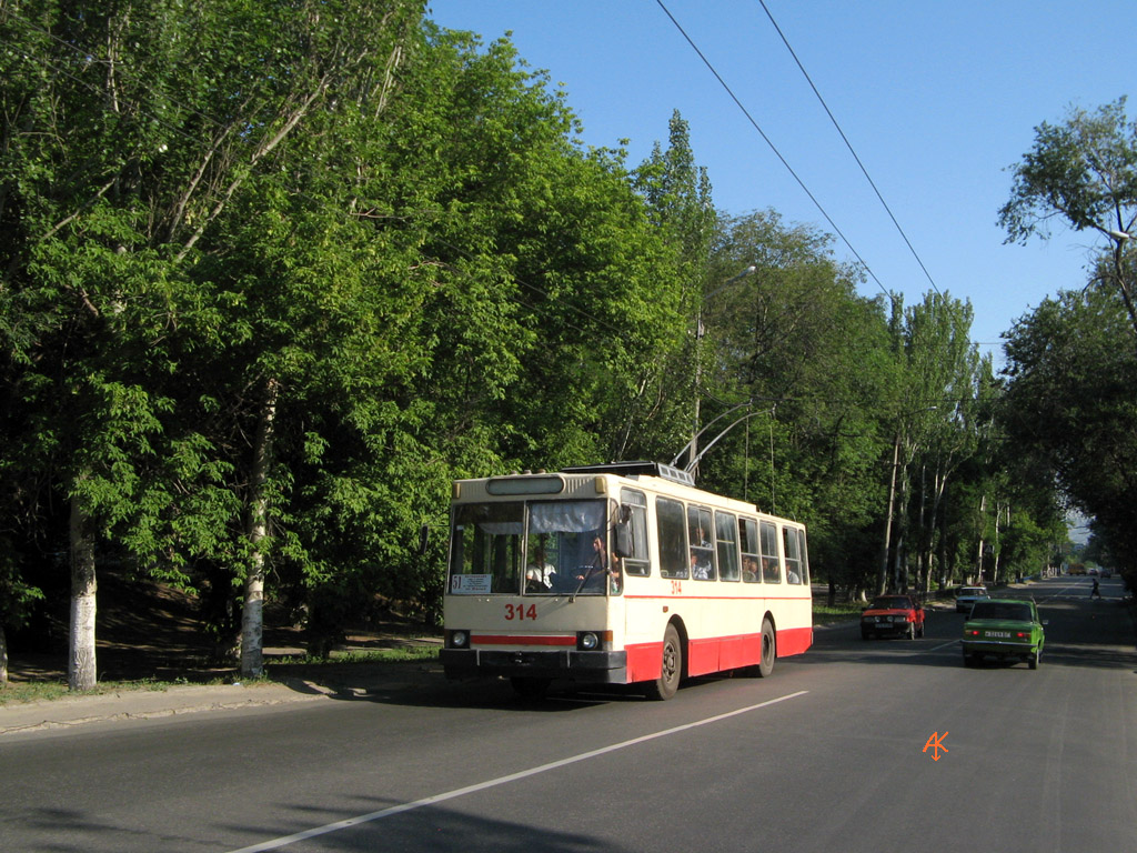 Luhansk, YMZ T1R (Т2P) č. 314