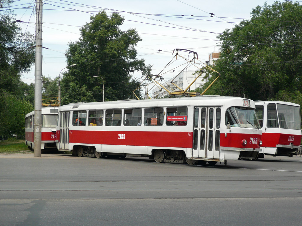 Самара, Tatra T3SU (двухдверная) № 2188