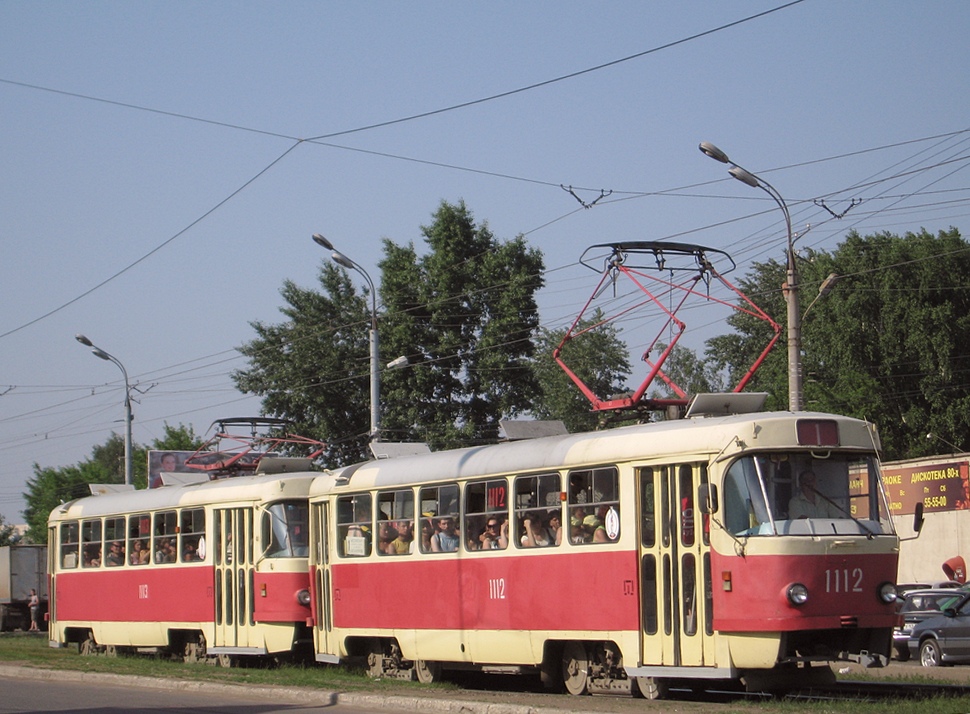 Ижевск, Tatra T3SU (двухдверная) № 1112