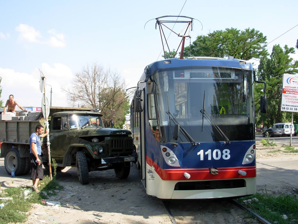 Mykolaiv, K1 № 1108; Mykolaiv — Incidents
