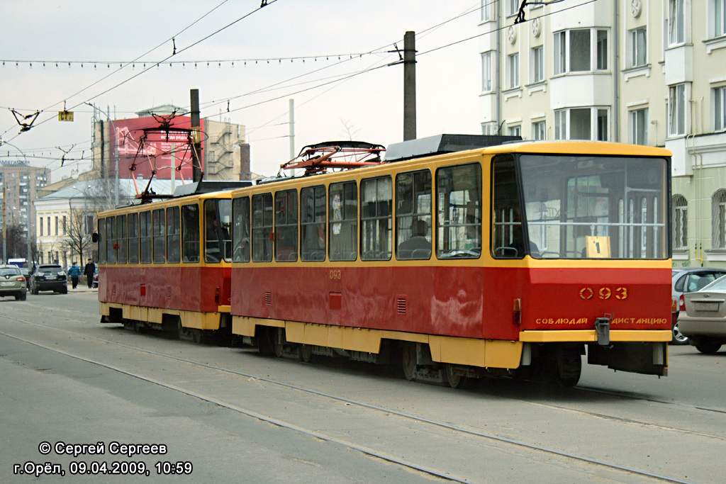 Orjol, Tatra T6B5SU Nr. 093