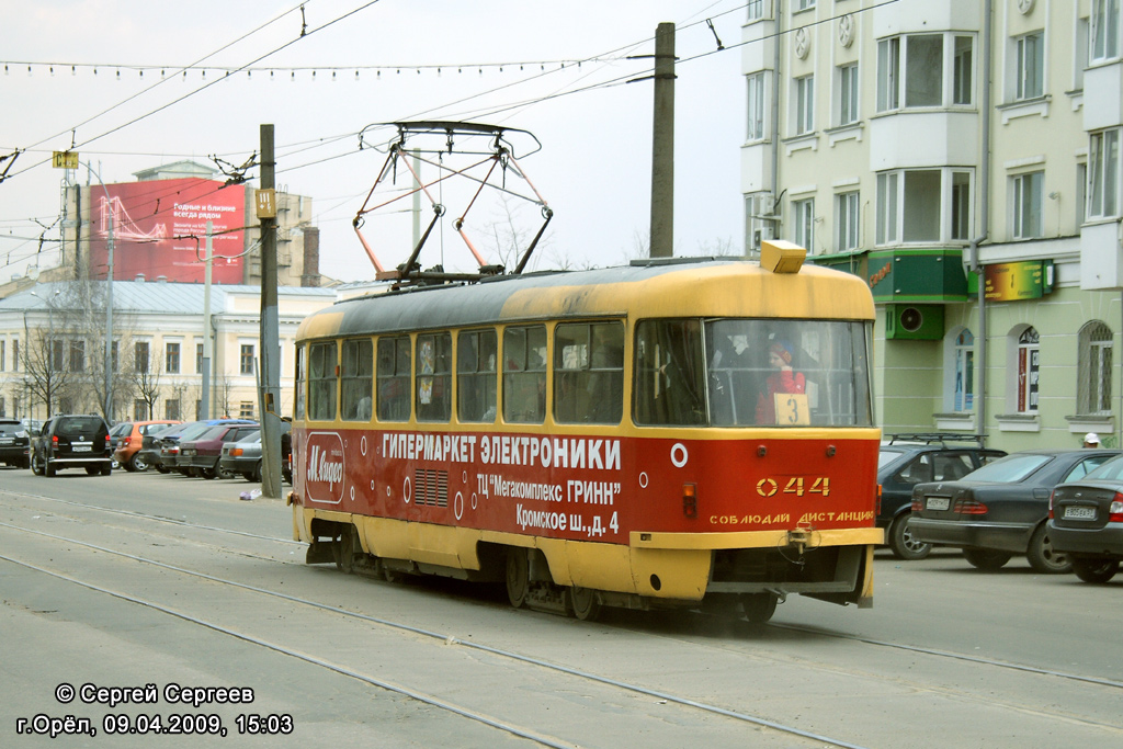 Oryol, Tatra T3SU č. 044