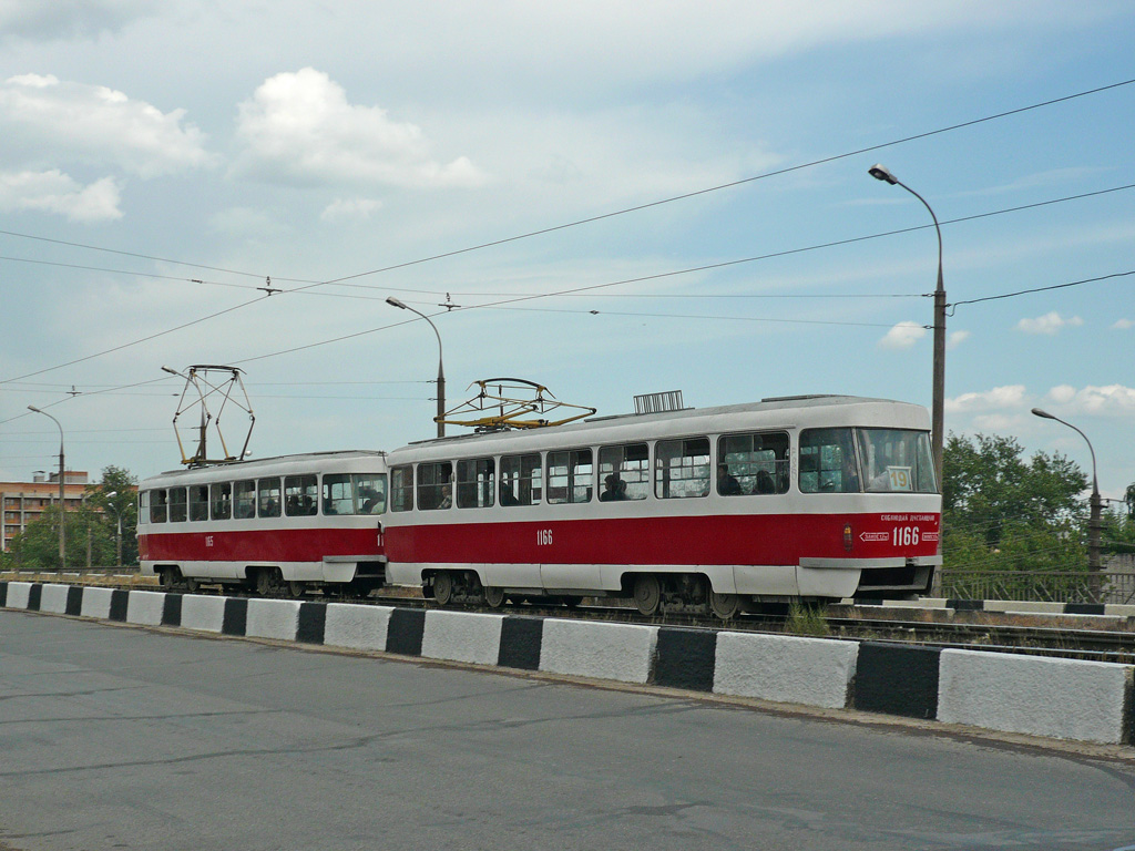 Samara, Tatra T3SU (2-door) № 1166