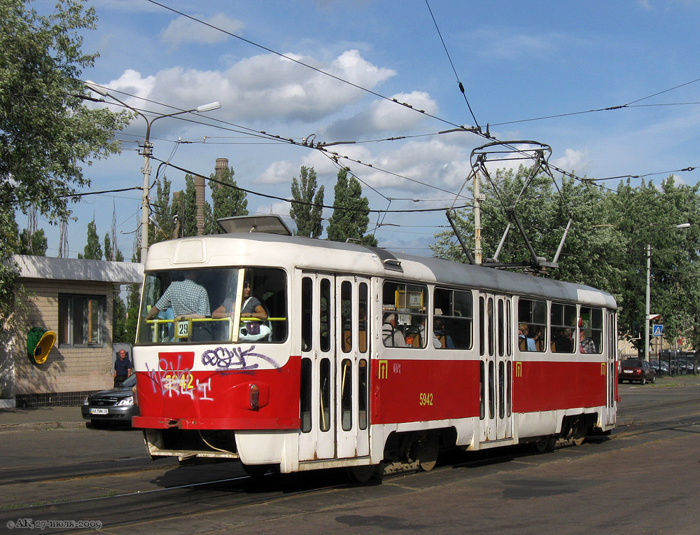 Kyiv, Tatra T3SU # 5942