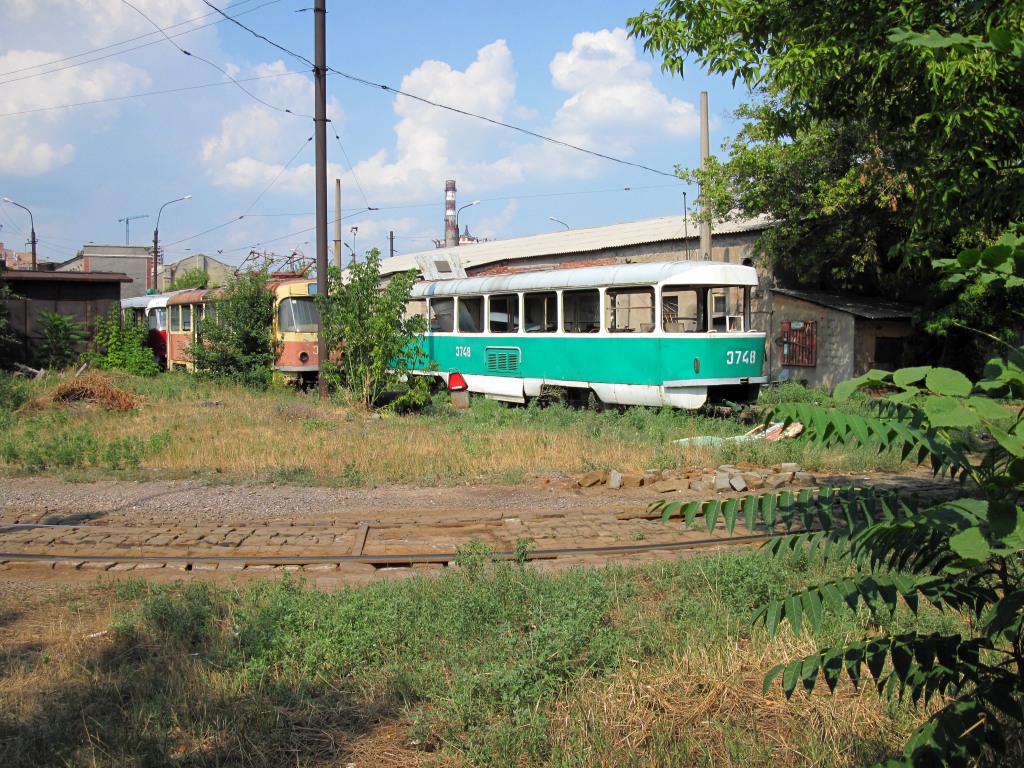 Донецк, Tatra T3SU (двухдверная) № 3748