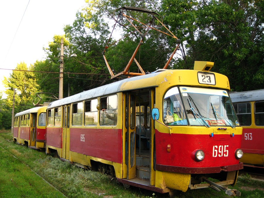 Харков, Tatra T3SU № 695