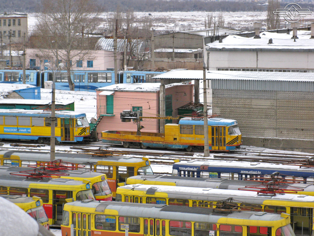 Wolgograd, Tatra T3SU (2-door) Nr. 53; Wolgograd, Tatra T3SU (2-door) Nr. 65; Wolgograd — Depots: [5] Tram depot # 5