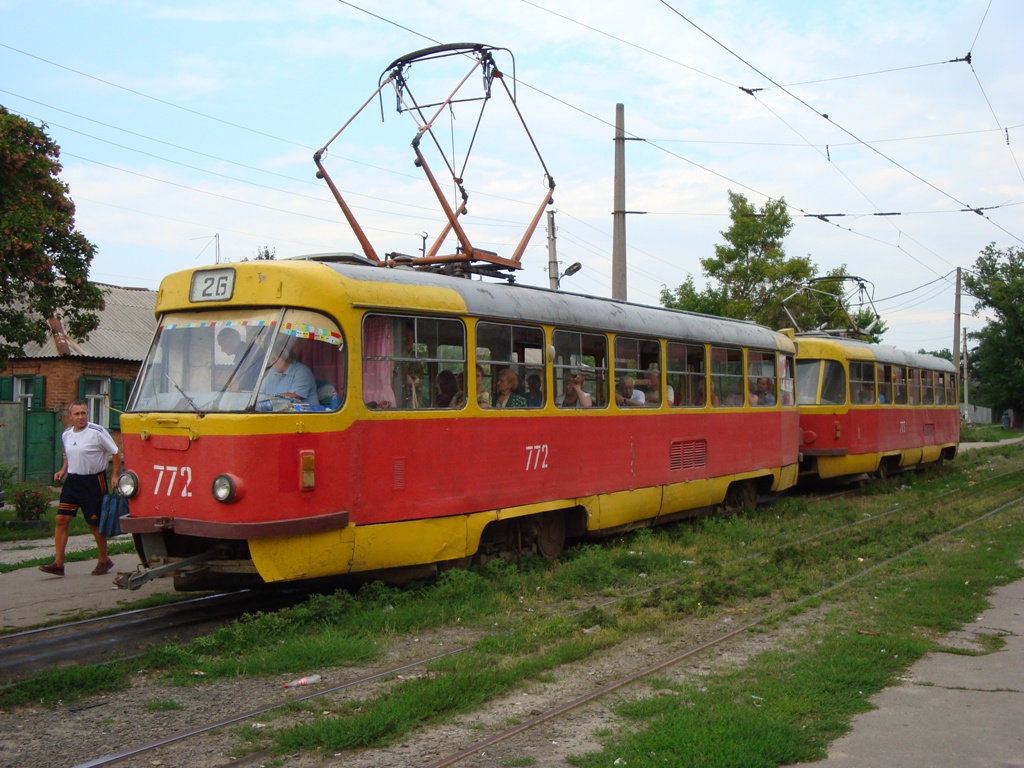 Харьков, Tatra T3SU № 772
