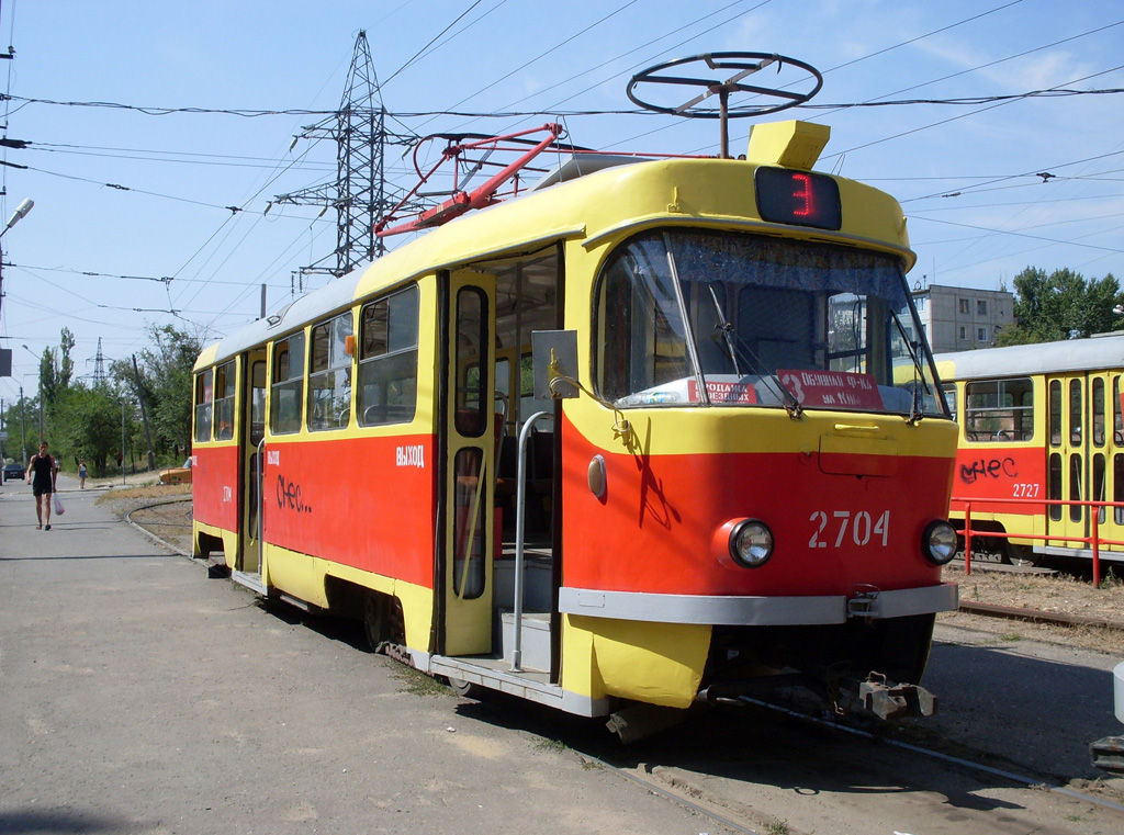 Volgograd, Tatra T3SU № 2704