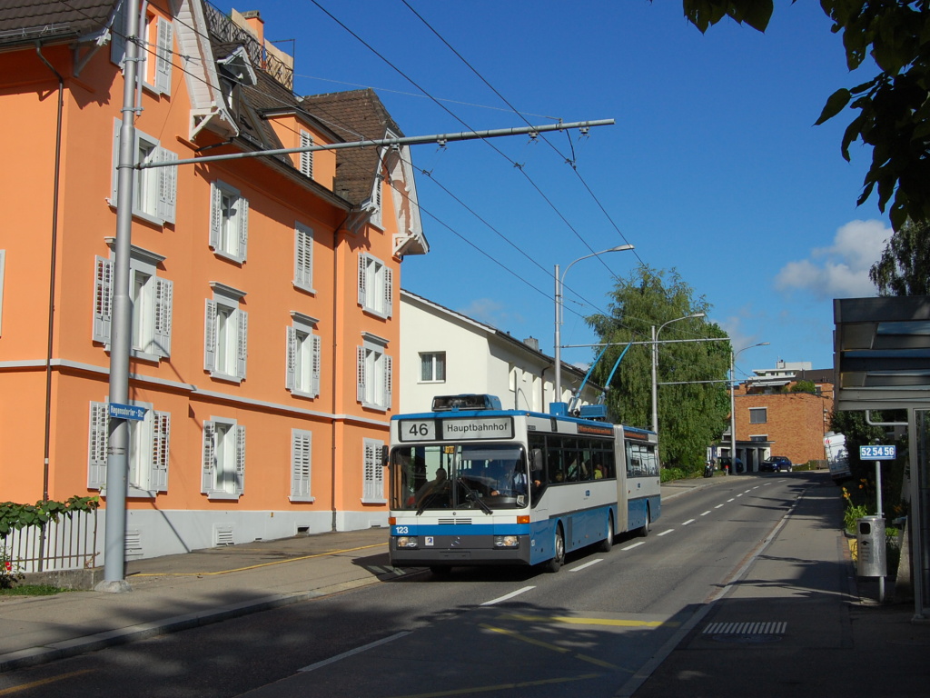 Цюрих, Mercedes-Benz O405GTZ № 123