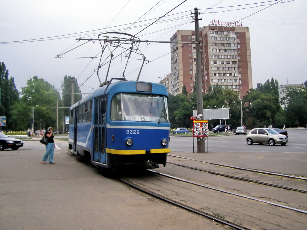 Odessa, Tatra T3R.P # 3329