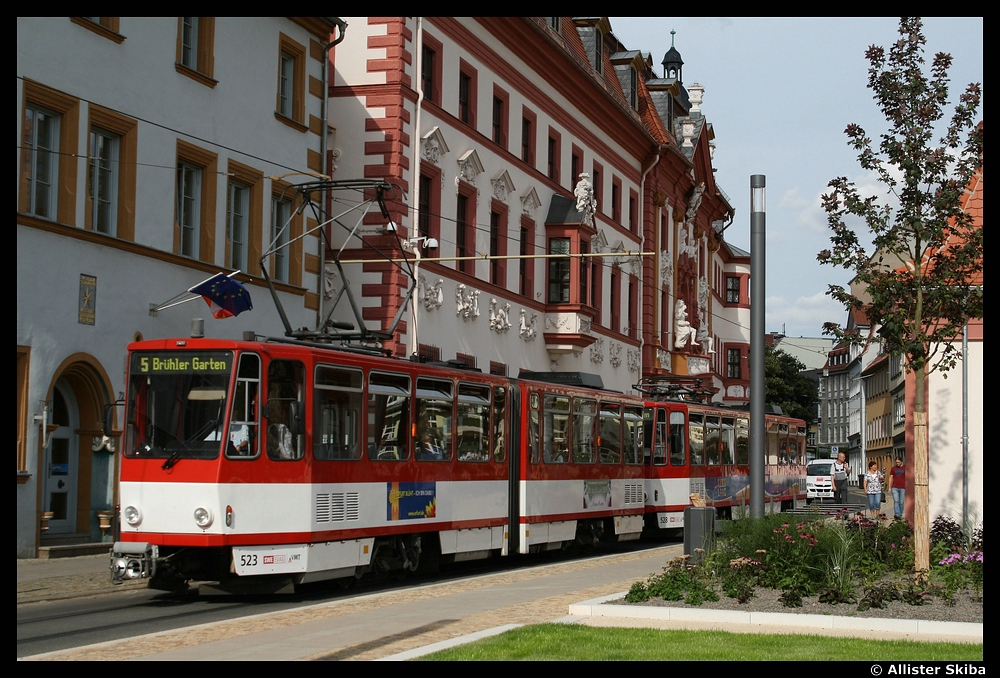 Erfurt, Tatra KT4D nr. 523